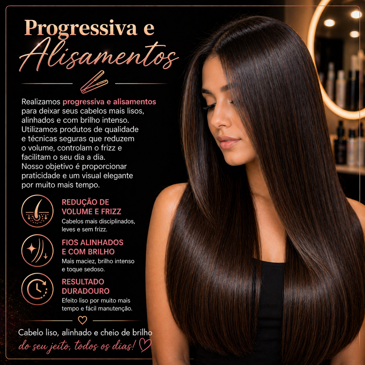 ✨ Progressiva e Alisamentos